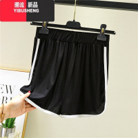 YIBUSHENG短裤女2024新款高腰莫代尔休闲裤宽松阔腿裤休闲家居睡裤运动裤