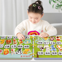 儿童识字拼图板认字启蒙手撕书卡片幼儿园早教宝宝益智玩具3到6岁