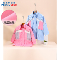 [1件3折]铅笔俱乐部秋冬新款女童外套中大童加厚双层上衣儿童保暖防风