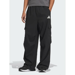 阿迪达斯男裤新款梭织宽松训练运动长裤 KA9312 D