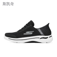 斯凯奇 男春季网面跑步鞋 216258/BLK-11 双