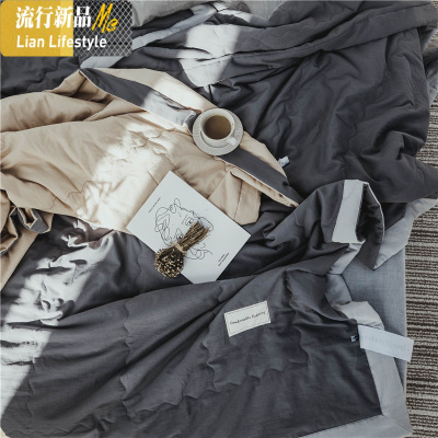 夏天棉凉被棉可水洗夏凉被双人空调被夏被单人水洗棉被子薄被 三维工匠