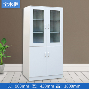 文灵铝木全木药品柜学校实验室仪器柜试剂柜玻璃器皿柜存储资料柜子