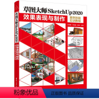 [正版]新书草图大师SketchUp2020效果表现与制作案例技能实训教程 吴伟鹏 李延南 黄卓 建筑设计
