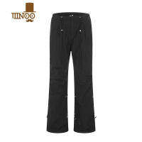 YANXU Bense美式工装伞兵裤男复古宽松运动cleanfit束脚速干降落伞裤