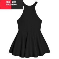 YIBUSHENG娜娜~法式2024季新款无袖连衣裙女装修身气质显高显瘦收腰短裙