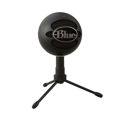 BlueSnowball-ice雪球麦克风电容麦话筒k歌录音USB直插式游戏电脑台式直播间降噪设备H黑色