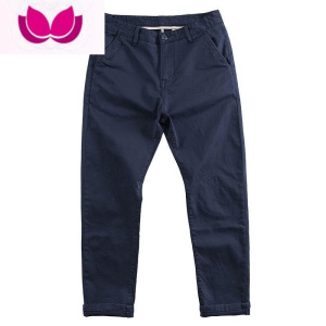 七斓捡漏潮牌微弹力小直筒裤男商务修身休闲裤厚款水洗工装裤