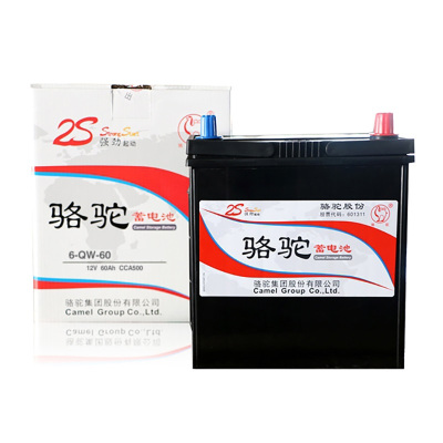 骆驼 蓄电池12V60Ah 6-QW-60 只
