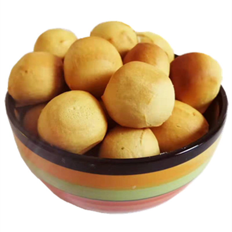 烤馒头无油精小馒头零食小吃山西特产健康早餐原味烤馍 小馒头原味2斤