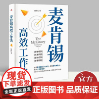 麦肯锡高效工作法 成伟 著 突破框架 找准问题 告别低效 管理赋能 企业管理书籍 中华工商联合出版社