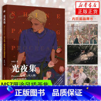 [正版]光夜集 Procreate复古风人物插画绘制教程 MSZ厚涂风插画集ipad绘画基础教程板绘技法动漫人物插画临