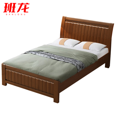 班龙实木床136*206cm+床垫套