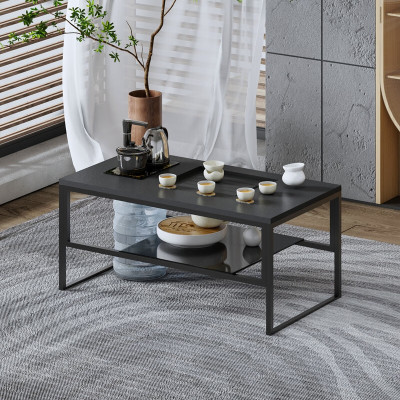 域赢茶几火烧石茶台茶桌现代简约茶几多功能泡茶功夫茶几含四件套1.2米[电炉烧水壶茶杯污水桶]