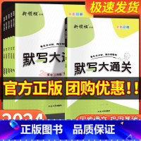 默写+字帖 一年级上 [正版]新领程默写大通关语文一年级二年级三年级四年级五年级六年级上册下册人教版小学同步练习簿专项训