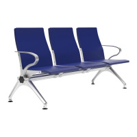 科朔 公共椅公共排椅银行等待椅机场等待椅排椅 三人位KS-T50-03B