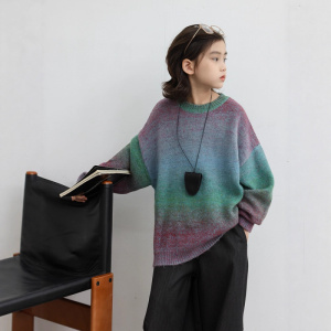 男童毛衣秋冬款新款大男孩冬装上衣儿童装冬季打底线衣针织衫