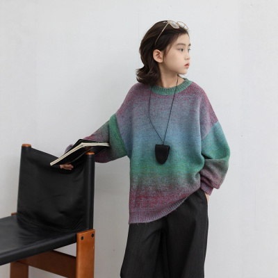 男童毛衣秋冬款新款大男孩冬装上衣儿童装冬季打底线衣针织衫