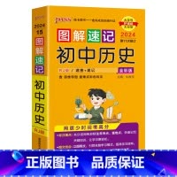 历史 初中通用 [正版]图解速记初中小四门地理生物历史道德与法治知识汇总速查速记背记手册基础知识大全七八九年级初一二三中