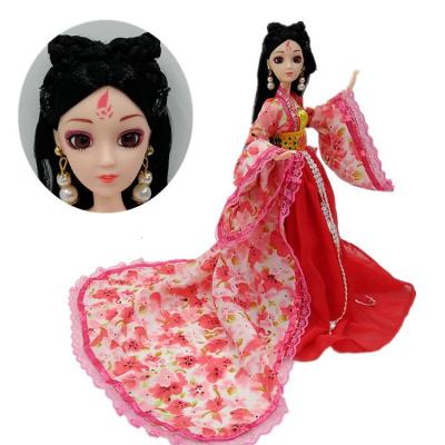 古装俏星月芭比娃娃古代套装婚纱公主女孩儿童过家家玩具圣诞