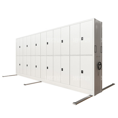 洛泰远 电动密集架移动档案柜钢制轨道密集柜 一列6组