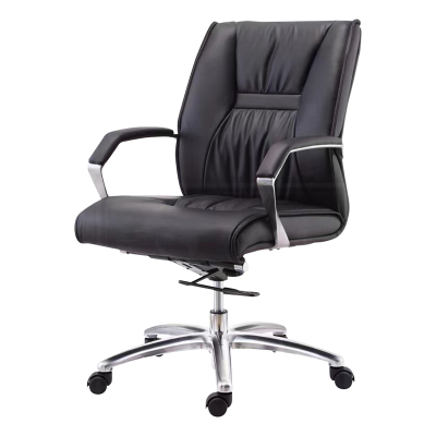臻远 ZY-6693 办公椅转椅皮椅电脑椅家用办公椅时尚升降座椅会议椅 西皮