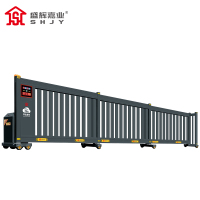 盛辉嘉业智能电动伸缩门电动大门遥控折叠门学校工厂工地自动门 8m