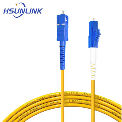 HSUNLINK 光纤跳线 HS LC/SC-S1(UPC) 单模单芯1米/条