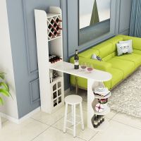 吧台桌家用简约现代客厅小吧台隔断酒柜吧台玄关隔断台靠墙高脚桌