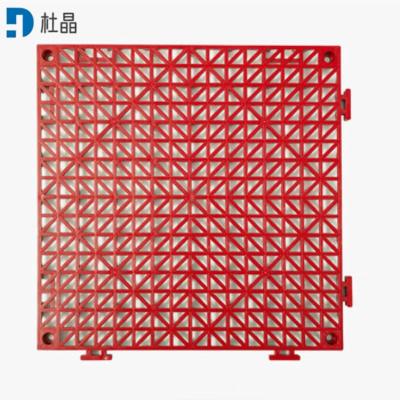 杜晶 浴室防滑隔水地垫 30*30*1cm红色 片