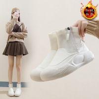 雪地靴女新款冬季百搭加绒加厚保暖马丁靴短筒棉鞋休闲鞋