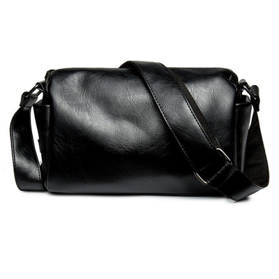 NEWLAKE韩版软皮PU皮男包男士小单肩包斜挎包男小包休闲包横款斜跨小包男士斜挎包