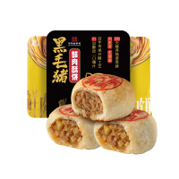 西区老大房 黑毛猪鲜肉月饼苏式月饼生胚上海传统酥皮月饼组合3盒装