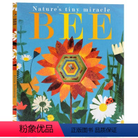 [正版]四季绘本 蜜蜂 Bee 大自然的秘密系列 英文原版绘本洞洞书 儿童自然科普启蒙英语图画书 Britta Tec