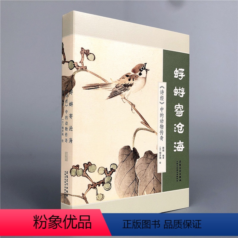 [正版] 蜉蝣寄沧海 诗经中的动物传奇 南南编中国传统文化古诗词艺术画册诗经中的鸟兽鱼虫画集图解安徽美术出版社