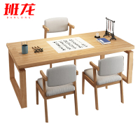 班龙办公书桌1.6m+3椅套