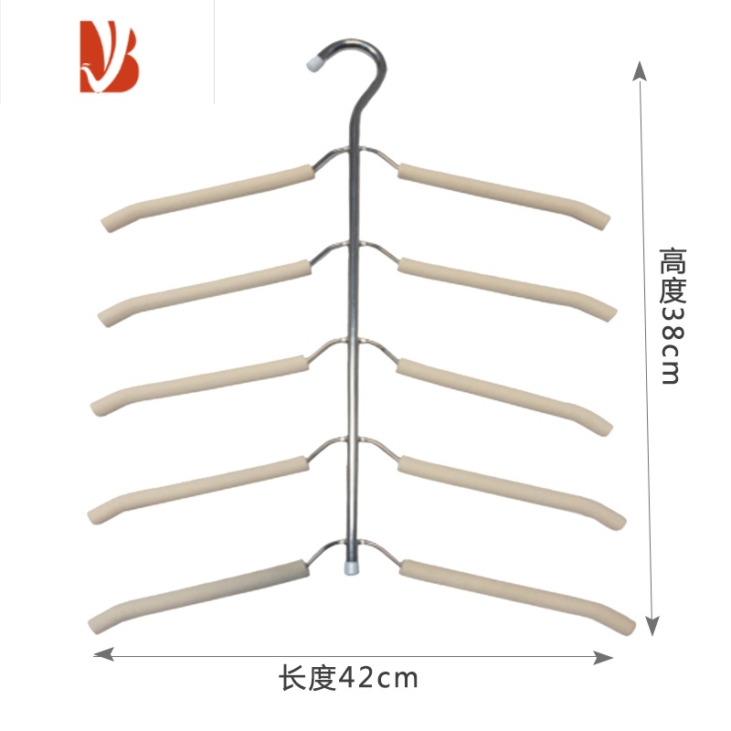 三维工匠多层衣架魔术收纳架防滑T恤衬衫家用衣柜省空间衣挂撑
