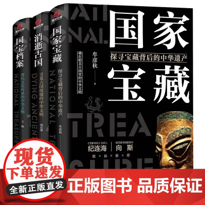 了不起的国宝三部曲:国家宝藏+消逝古国+国宝档案 国宝档案-寄托文化传承的中华文物 文物考古类正版书籍 作者 王颖