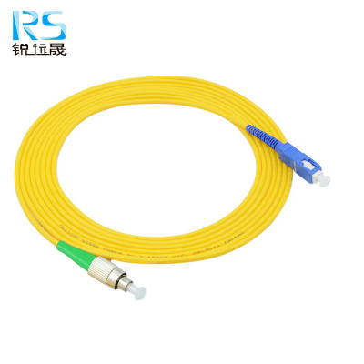 锐远晟 单模光纤尾纤SC/PC-FC/APC-5m 10根/包