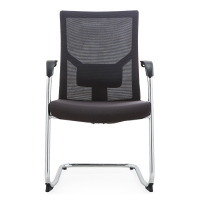东业家具 办公椅C-035会议椅网布弓形椅子57*62*100cm 把
