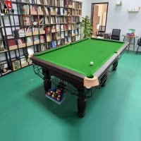康力强S600标准美式台球桌 成人高配台球桌球厅家用可选(带集球器)