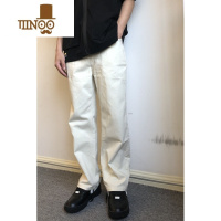 YANXUsoxiox秋季日系cleanfit垂感直筒裤男女宽松弹力日韩系风格休闲裤