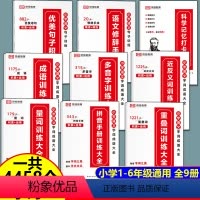 [全套9册]句子训练+字词成语大全 小学通用 [正版]荣恒教育小学语文句子训练优美句子积累大全修辞手法打卡计划书小学生字