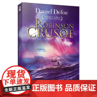 正版书籍 鲁滨逊漂流记(精装英文版)附赠“英英中”单词小册子