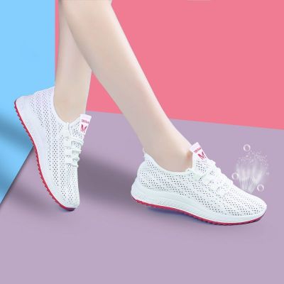 简翔网鞋女透气网面运动鞋夏季女鞋2020新款学生百搭老北京休闲布鞋休闲鞋