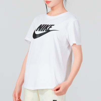 nike耐克(NIKE)女装 2023春季NSW TEE运动舒适健身圆领休闲短袖T恤 DX7907-100 S
