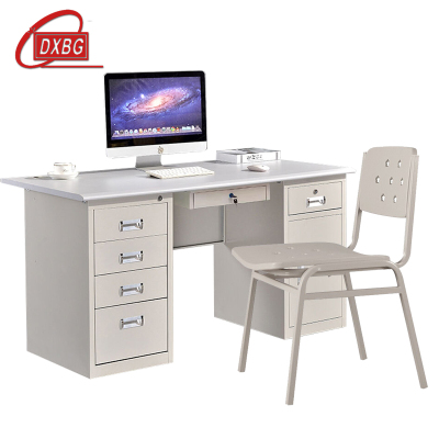 DXBG1.4米办公桌五斗一门带中抽含椅子常规款
