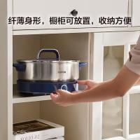 苏泊尔(SUPOR)不锈钢电火锅 超薄速沸电煮锅 火锅专用锅 家用多功能分体电热锅 4L涮肉多用途H40YK783 4L