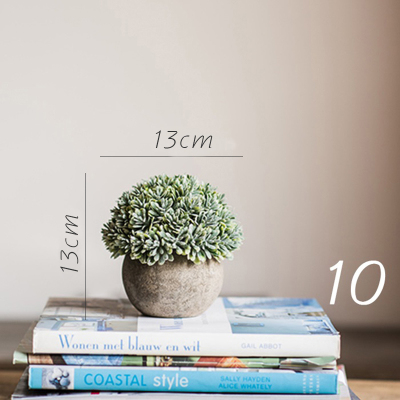 家柏饰(CORATED)暮雪仿真树球盆景桌面装饰摆件绿植球办公室餐桌咖啡馆 10