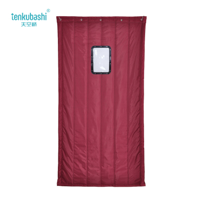 天空桥 棉门帘 MML-170酒红色30*45cm八层棉 平方米